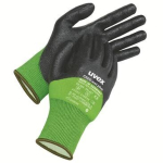 Handschoenen, HPE Maat gedeeltelijk groen gecoat Uvex C500 nat plus bamboe Twinflex