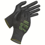 Handschoenen, HPE Maat snijbestendig niveau 3 antraciet Uvex C300 nat bamboeTwinflex