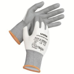 Handschoenen, Aqua Polymeer Maat gedeeltelijk gecoat wit/grijs Uvex fynoomschuim