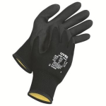 Gloves, cold protection coated black Uvex unilite thermo