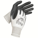 Gloves, HPE/PU cut-resistant white/black Uvex unidur 6648