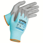 Handschoenen, Aqua Polymeer Maat snijbestendig hemelsblauw/grijs Uvex phynomic C3