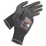 Gloves, Aqua Polymerfully coated Uvex phynomic lite