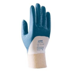 Handschoenen, nitril Maat gedeeltelijk blauw gecoat Uvex uniflex 7020