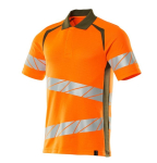 Polo-shirt orange/moosgrün Mascot Accelerate Safe