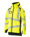 Hard shell jas Maat geel/zwart-blauw Mascot Accelerate Safe 19001