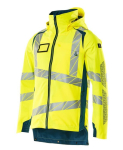 Hard shell jacket yellow/dark petroleum Mascot Accelerate Safe 19001