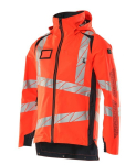 Hard shell jacket Mascot red/black-blue Accelerate Safe 19001