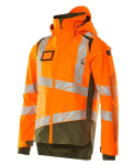 Hard shell jacket orange/moss green Mascot Accelerate Safe 19301