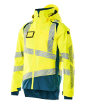 Hard shell jacket yellow/dark petroleum Mascot Accelerate Safe 19301