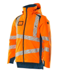 Winterjacke orange/dunkelpetroleum Mascot Accelerate Safe