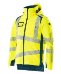 Winterjas Maat geel/donker petroleum Mascotte Versnellen Veilig