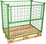 Gaas bovenkader in de lengte 1/2 klep LxB 1200x800 Bruikbare hoogte Het groen van stalen buizen kan lijken op RAL 6017