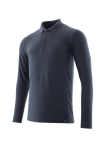 Polo shirt long sleeve ProWash black-blue Mascot Crossover