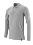Polo shirt long sleeve ProWash grey-mottled Mascot Crossover