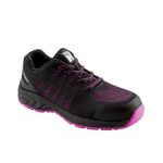Sicherheitshalbschuhe Damen S1P SRC ESD, schwarz/pink Runnex GirlStar 5180