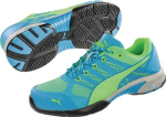 Safety shoes ladies S1P HRO SRC, blue/green Puma Knit Blue Wns Low