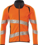 Sweater met hoge zichtbaarheid Maat hi-vis oranje/zwart-blauw, MG260 Mascotte Versnellen Veilig 19184