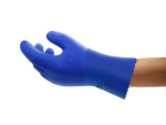 Handschoenen PVC chemische bescherming Maat L=260 blauw Ansell Edge 14-662