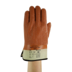Handschoenen PVC koudebescherming Maat gecoat bruin Ansell ActivArmr Apengreep 23-173