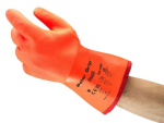 Handschoenen PVC koudebescherming Maat volledig gecoat oranje Ansell Polar Grip 23-700
