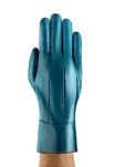 Handschuhe Nitril L=280 vollbeschichtet blau Ansell Hynit 32-800