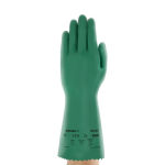 Nitrile chemical protection gloves green L=350 Ansell Alpha Tec 39-035