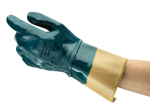 Handschuhe Nitril ölabweisend vollbeschichtet blau Ansell ActivArmr Hylite 47-409
