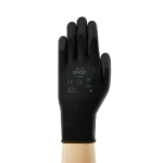 Handschoenen PU fijn gebreid Maat gedeeltelijk gecoat niveau 4 zwart Ansell Edge 48-126