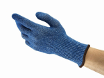 Gebreide handschoenen kunnen aan beide Maat snijbestendig blauw Ansell HyFlex 72-400
