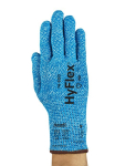 Gebreide handschoenen Maat 7 360° snijbeschermingsniveau F blauw Ansell HyFlex 74-500