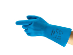 Handschuhe Latex L=300 nahtlos blau Ansell Alpha Tec 87-029