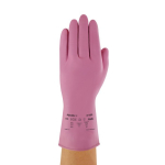 Latex handschoenen Maat L=300 roze Ansell Alpha Tec 87-085