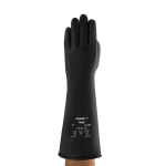 Gloves chemical protection Ansell black Alpha Tec 87-104