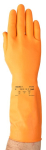 Gloves Latex chemical protection FDA L=325 orange Ansell Alpha Tec 87-370