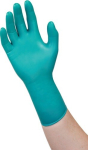 Handschuhe Neopren/Nitril Einweg L=285 puderfrei grün Ansell Microflex 93-260 50er Box
