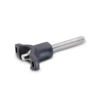 Ball lock pin with KU-T handle GN stainless steel