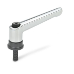 Clamping lever, adjustable GN with force reinforcement