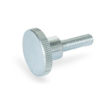 Knurled screw high form DIN 464-M3-16-ZB galvanised blue-passivated