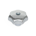 Star grip, galvanised-blue passivated DIN
