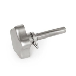 Stainless steel star knob screw GN with