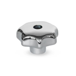 Stainless steel star grip (A4), polished GN