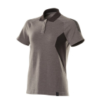 Dames polo Maat donker antraciet/zwart, MG210 Mascotte Versnellen