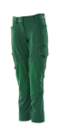 Ladies trousers with knee pockets green, MG270 Mascot Accelerate 18078