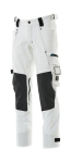 trousers with kneepad pockets white, MG250 Mascot Advanced 17079