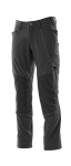 Men's trousers with knee pockets black, MG250 Mascot Accelerate