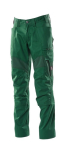Men's trousers with knee pockets green, MG270 Mascot Accelerate 18579