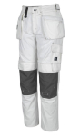 Trousers with knee & hanging pockets white, BW355 Mascot Hardwear Atlanta