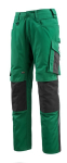 trousers with kneepad pockets green/black, MG270 Mascot Unique Mannheim