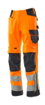 broek met kniezakken maat oranje/zwartblauw, MG290 Mascot Safe Supreme Kendal